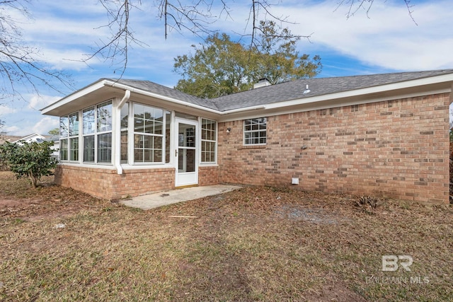 view of back of property