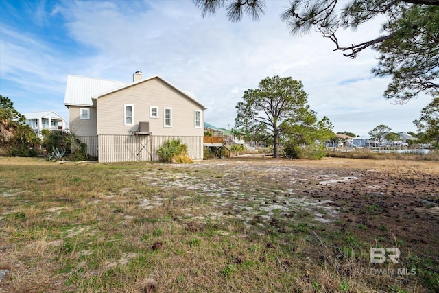 view of back of property