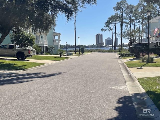 view of road