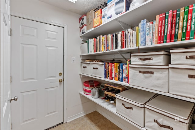 view of pantry