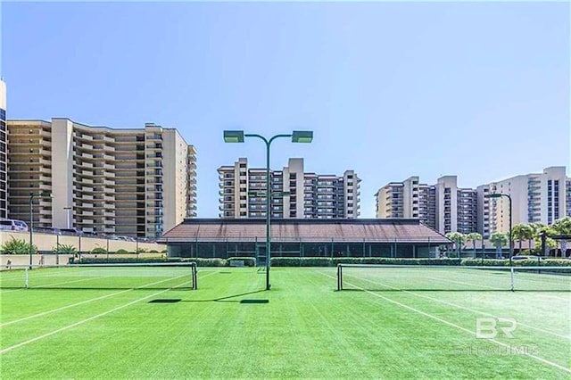 view of sport court