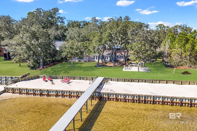 view of dock