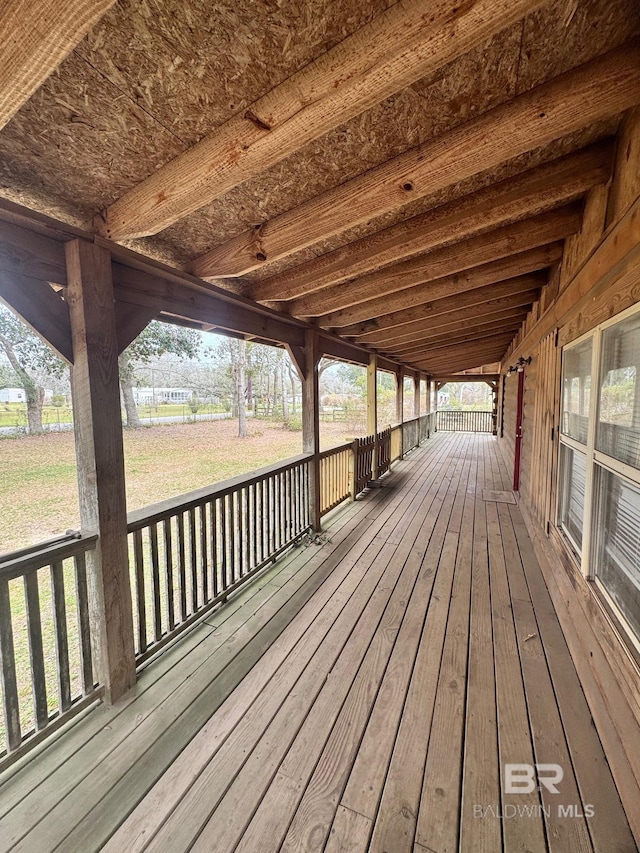 view of deck