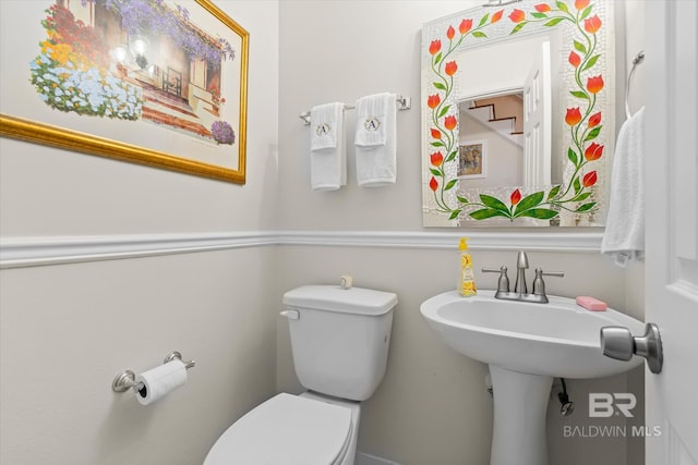 bathroom with toilet