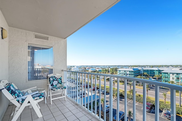 balcony with visible vents