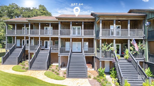 view of front of home featuring a porch