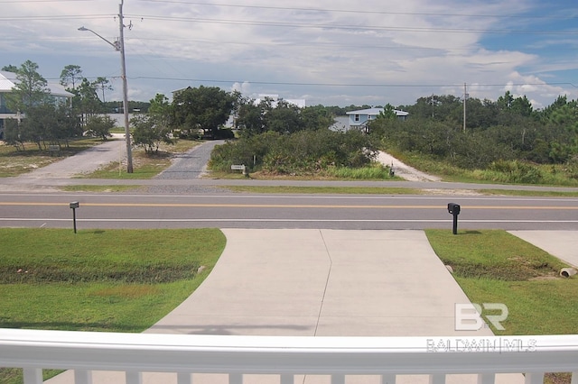 view of road