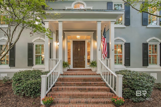 view of entrance to property