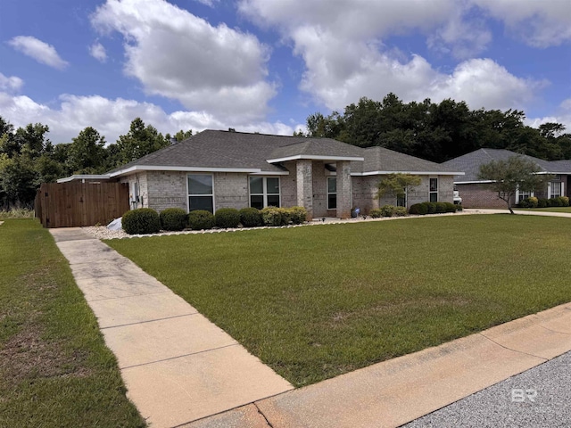 1052 Orlando Dr, Foley, AL 36535 - view of front of property with a shingled roof and brick siding