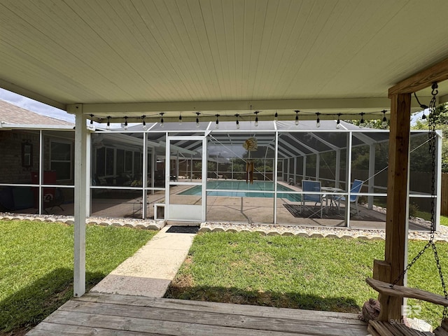 1052 Orlando Dr, Foley, AL 36535 - view of patio / terrace featuring an outdoor pool