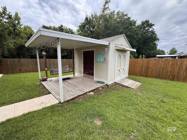 1052 Orlando Dr, Foley, AL 36535 - view of outdoor structure with french doors