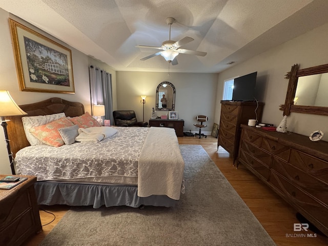 1052 Orlando Dr, Foley, AL 36535 - bedroom featuring wood finished floors and ceiling fan