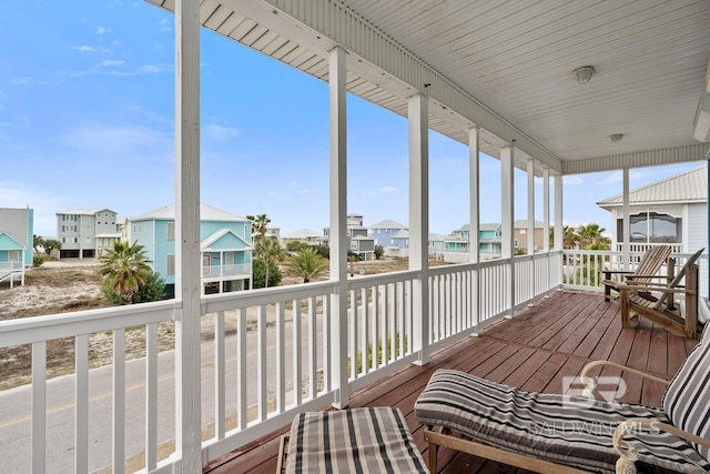 6065 Sawgrass Dr, Gulf Shores, AL 36542 - wooden terrace featuring a residential view