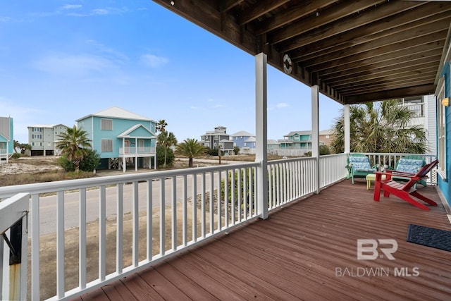6065 Sawgrass Dr, Gulf Shores, AL 36542 - deck featuring a residential view