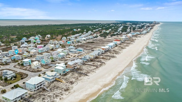 6065 Sawgrass Dr, Gulf Shores, AL 36542 - aerial view featuring a water view and a view of the beach