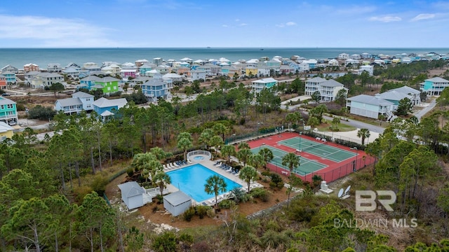 6065 Sawgrass Dr, Gulf Shores, AL 36542 - birds eye view of property with a water view