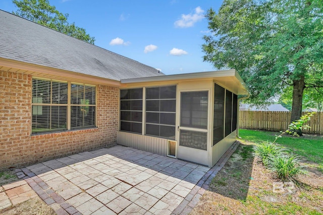 28165 Turkey Branch Dr, Daphne, AL 36526 - view of patio featuring a sunroom