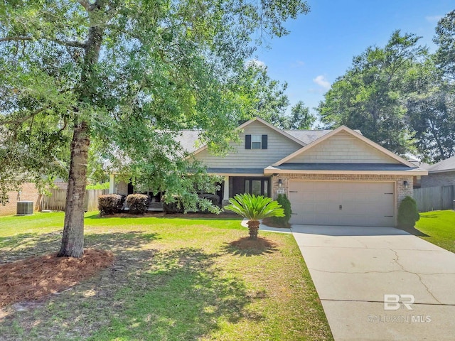 28165 Turkey Branch Dr, Daphne, AL 36526 - view of front of home featuring an attached garage, concrete driveway, and brick siding