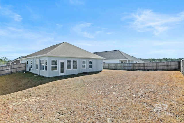 view of rear view of property