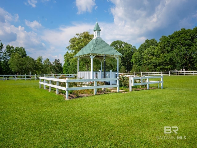 24235 County Road 87, Robertsdale, AL 36567 - view of yard featuring a gazebo