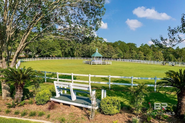 24235 County Road 87, Robertsdale, AL 36567 - view of yard featuring a view of rural / pastoral area