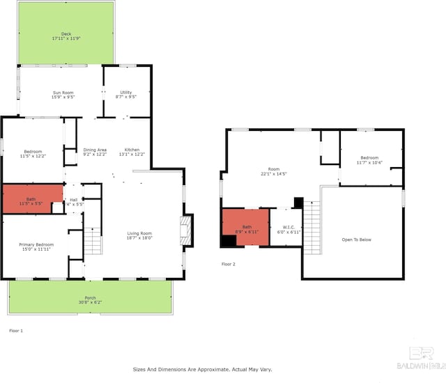 31375 Stagecoach Rd, Spanish Fort, AL 36527 - floor plan / room layout