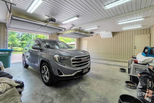 917 Rockaway Creek Rd, Atmore, AL 36502 - garage featuring a garage door opener