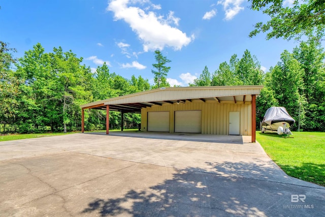 917 Rockaway Creek Rd, Atmore, AL 36502 - garage featuring a detached garage
