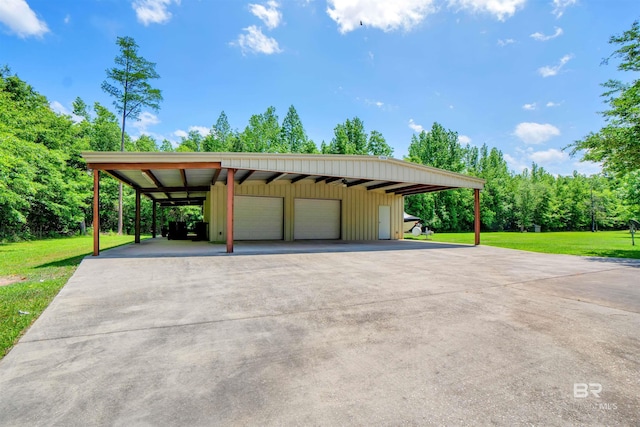 917 Rockaway Creek Rd, Atmore, AL 36502 - view of parking / parking lot with a garage