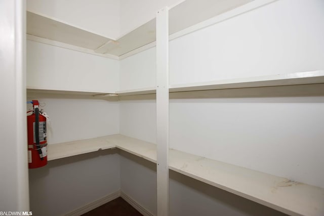 view of pantry
