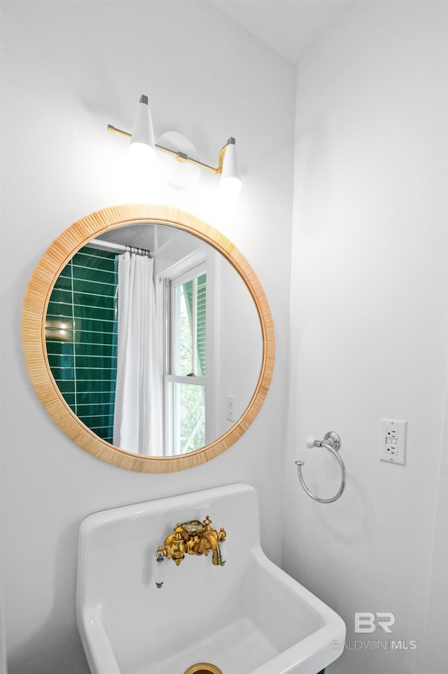 bathroom with a sink