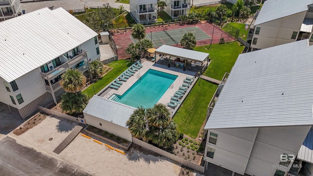 26115 Perdido Beach Blvd Unit 5D, Orange Beach, AL 36561 - bird's eye view of a pool
