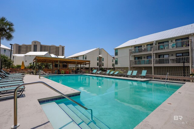 26115 Perdido Beach Blvd Unit 5D, Orange Beach, AL 36561 - community pool featuring a patio