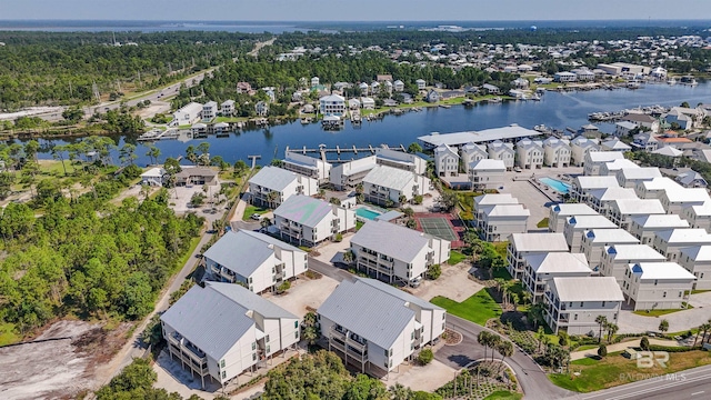 26115 Perdido Beach Blvd Unit 5D, Orange Beach, AL 36561 - aerial view of residential area featuring a nearby body of water
