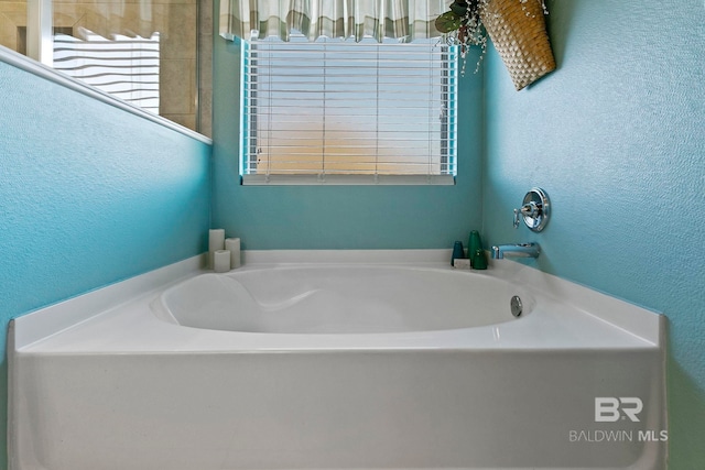 bathroom with a bathing tub