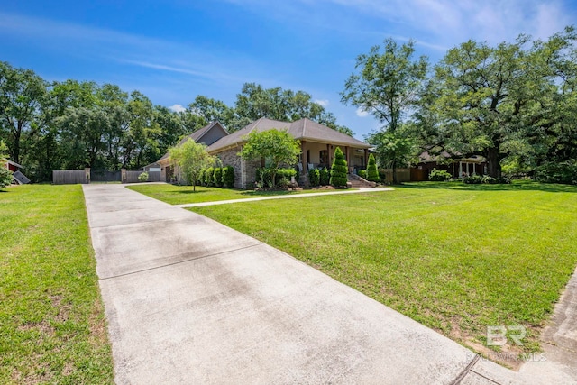 4331 Hamilton Oaks Ln, Mobile, AL 36695 - view of front of home with driveway