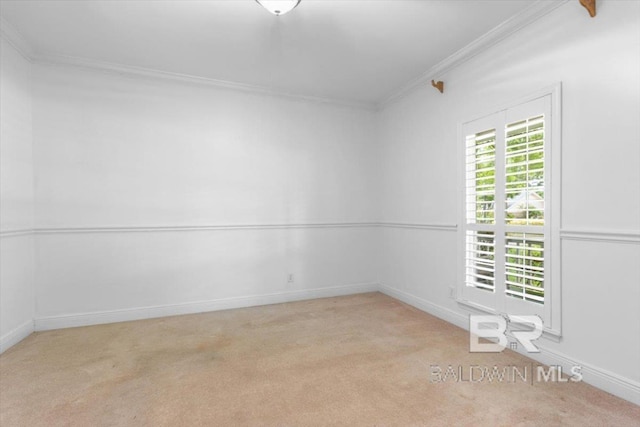 6505 Charing Wood Dr, Mobile, AL 36695 - carpeted empty room with ornamental molding and baseboards