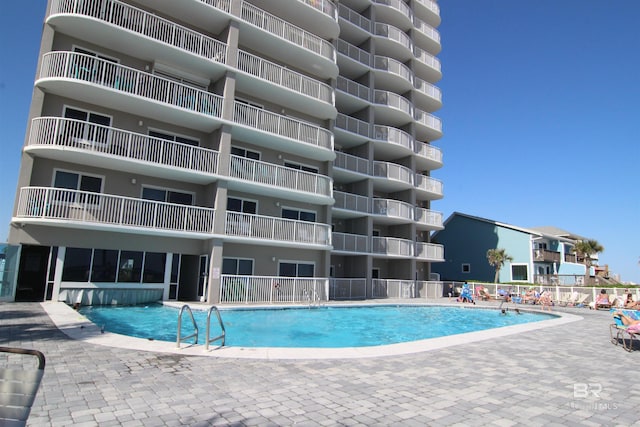 view of community pool