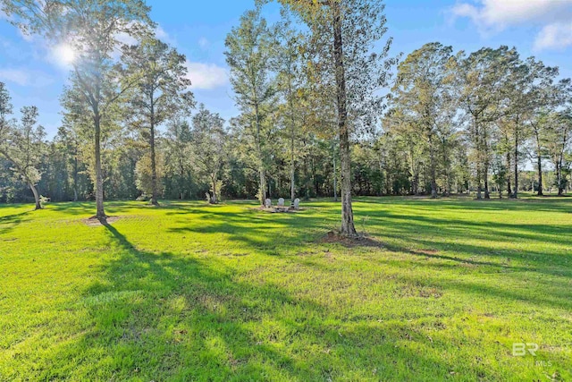 view of home's community featuring a lawn