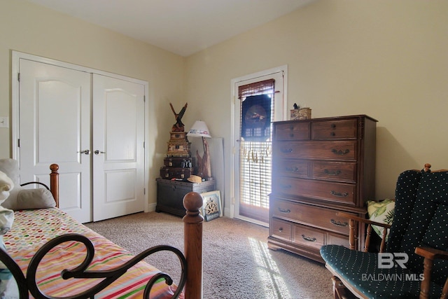 1912 Brigadoon Trl, Gulf Shores, AL 36542 - carpeted bedroom featuring access to outside and a closet