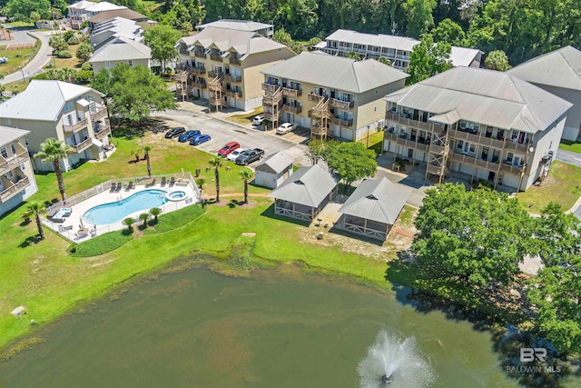 4 Yacht Club Dr Unit 174, Daphne, AL 36526 - bird's eye view of a pool area and a nearby body of water