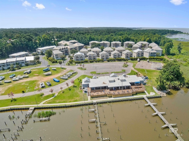 4 Yacht Club Dr Unit 174, Daphne, AL 36526 - aerial view of property's location with a large body of water and a heavily wooded area