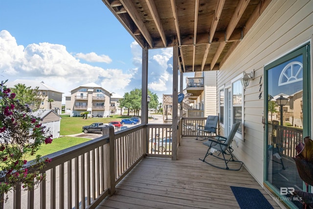 4 Yacht Club Dr Unit 174, Daphne, AL 36526 - wooden terrace with a residential view