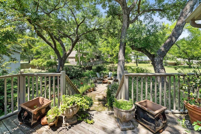 view of deck