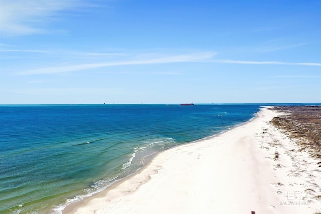 water view featuring a view of the beach