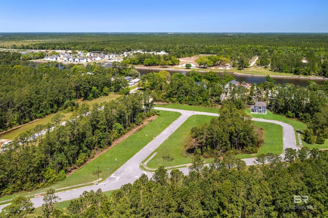 657 Island Way, Gulf Shores, AL 36542 - view of property location with a heavily wooded area and a large body of water