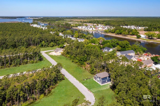 657 Island Way, Gulf Shores, AL 36542 - bird's eye view of a large body of water and a heavily wooded area
