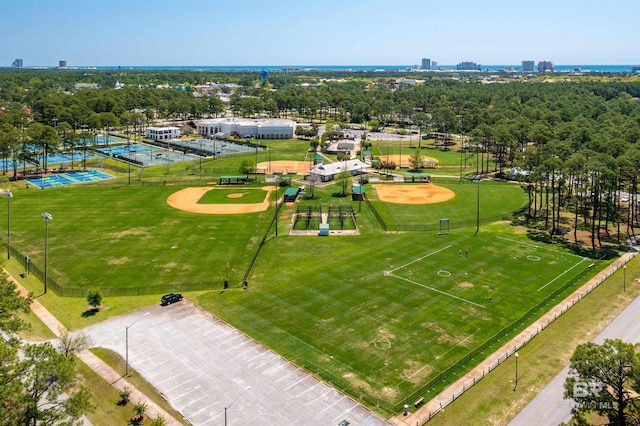 657 Island Way, Gulf Shores, AL 36542 - aerial view of a tree filled landscape