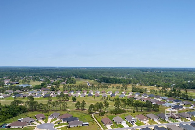 aerial view featuring a residential view