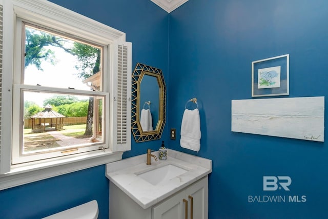 41 Yester Pl, Mobile, AL 36608 - half bath featuring toilet and vanity